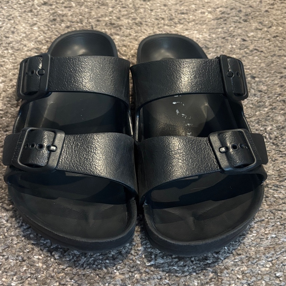 Birkenstock Black Two-Strap Sandals-220mm (KR/JP) = US 3Y/3.5Y = EU 35
